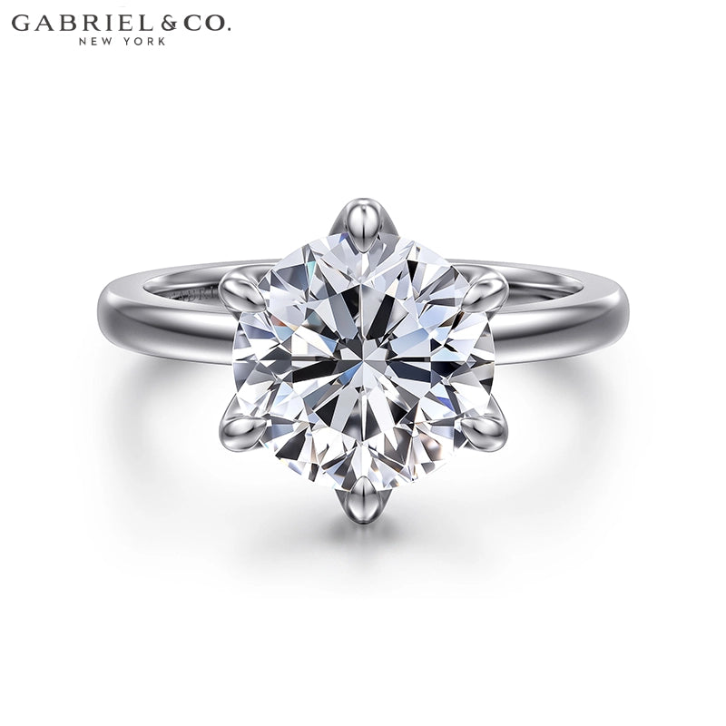 3.08ctw Round Cut Lab Grown Diamond Ring