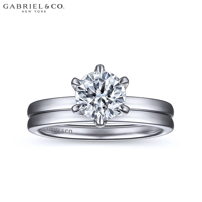 1.00ctr-2.00ctr Round Cut Natural Diamond Ring