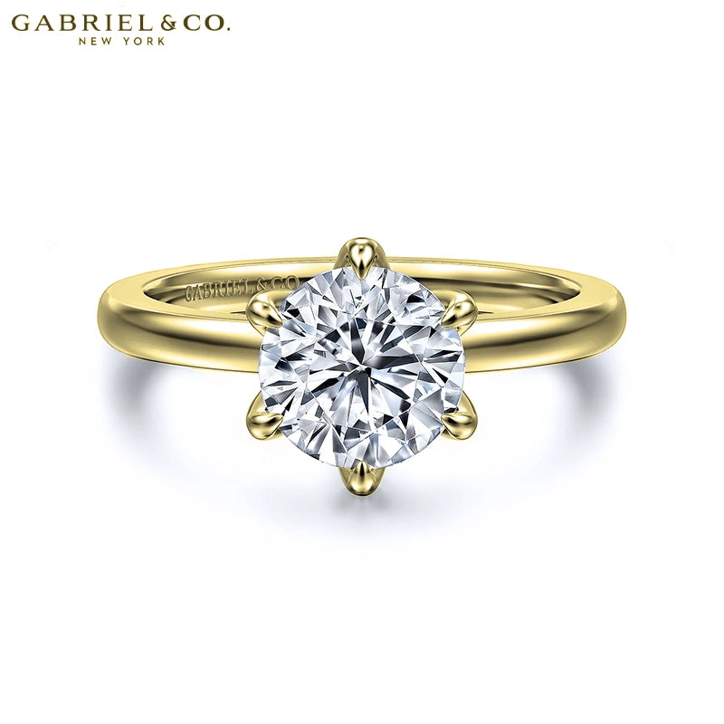 1.00ctr-2.00ctr Round Cut Natural Diamond Ring