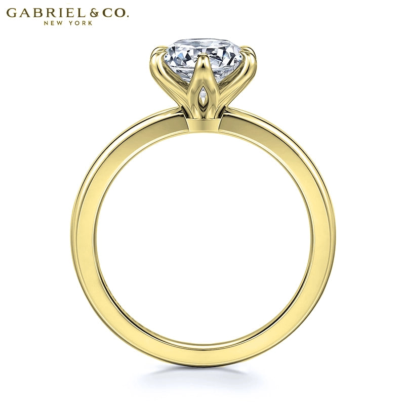 1.00ctr-2.00ctr Round Cut Natural Diamond Ring