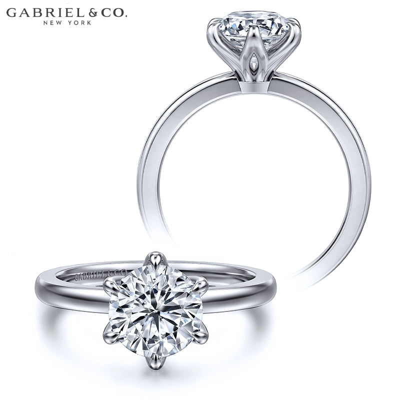 1.00ctr-2.00ctr Round Cut Natural Diamond Ring Tailor Made