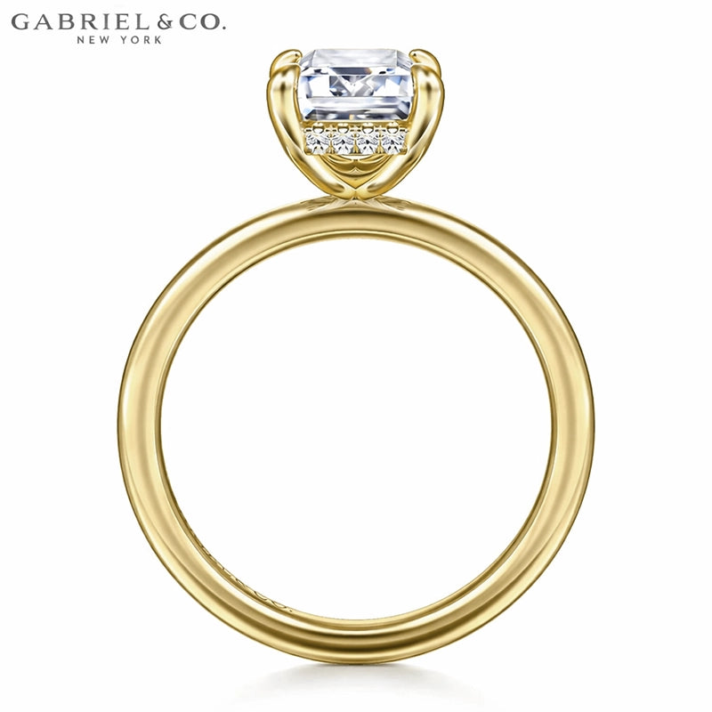1.25ctr-2.50ctr Emerald Cut Lab Grown Diamond Ring