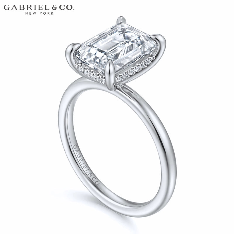 3.00ctr-5.00ctr Emerald Cut Lab Grown Diamond Ring Tailor Made