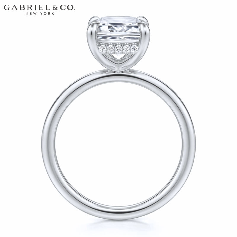 3.00ctr-5.00ctr Emerald Cut Lab Grown Diamond Ring