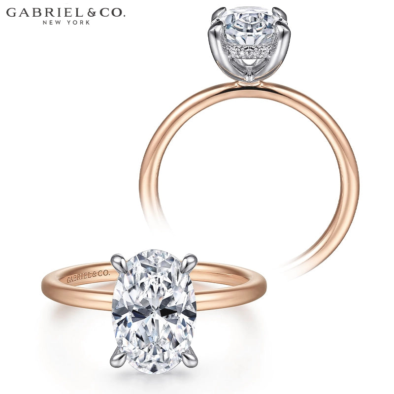 1.25ctr-2.50ctr Oval Cut Lab Grown Diamond Ring Tailor Made