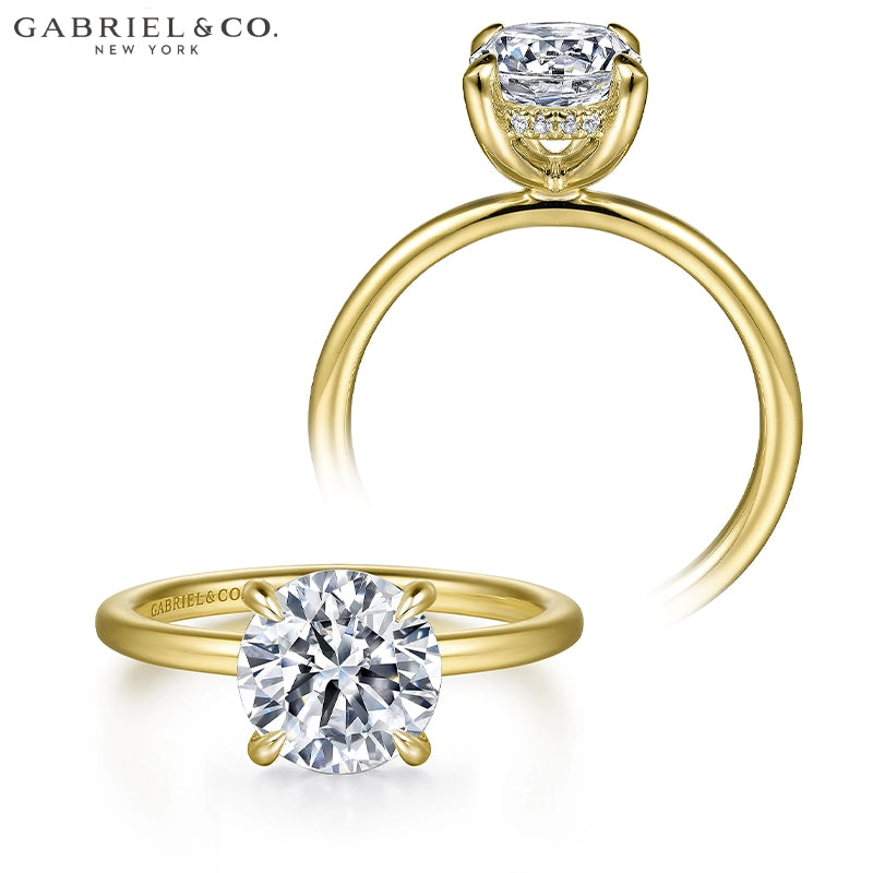 1.63ctw Round Cut Lab Grown Diamond Ring