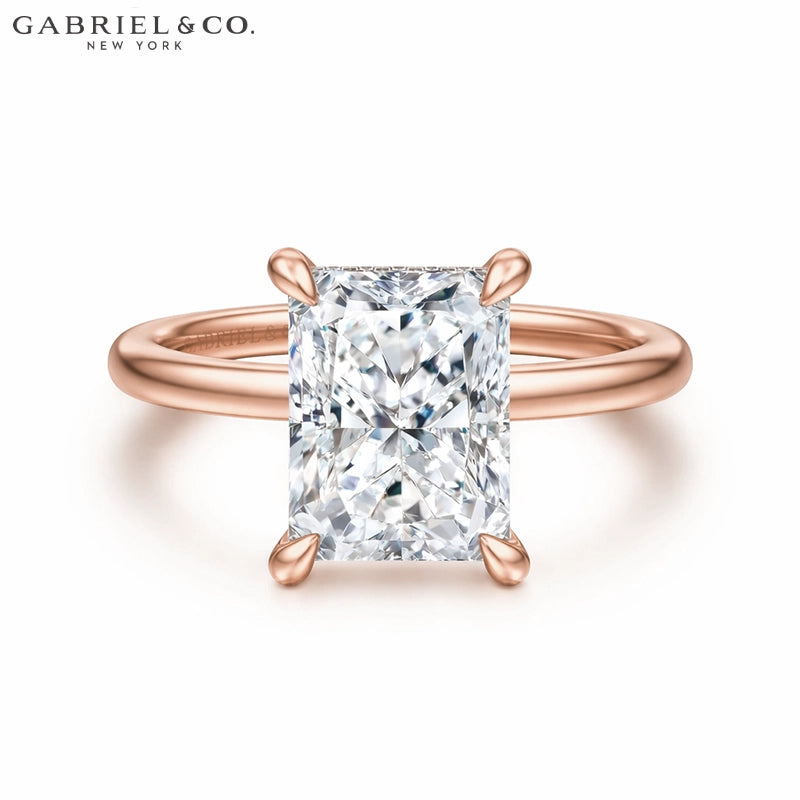 3.00ctr-5.00ctr Radiant Cut Lab Grown Diamond Ring