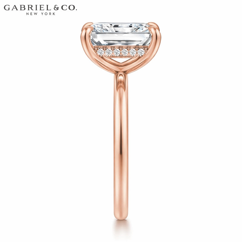 3.00ctr-5.00ctr Radiant Cut Lab Grown Diamond Ring