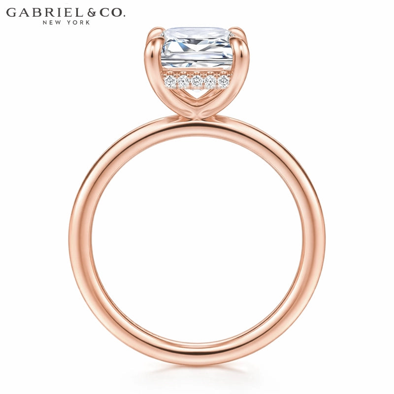 3.00ctr-5.00ctr Radiant Cut Lab Grown Diamond Ring