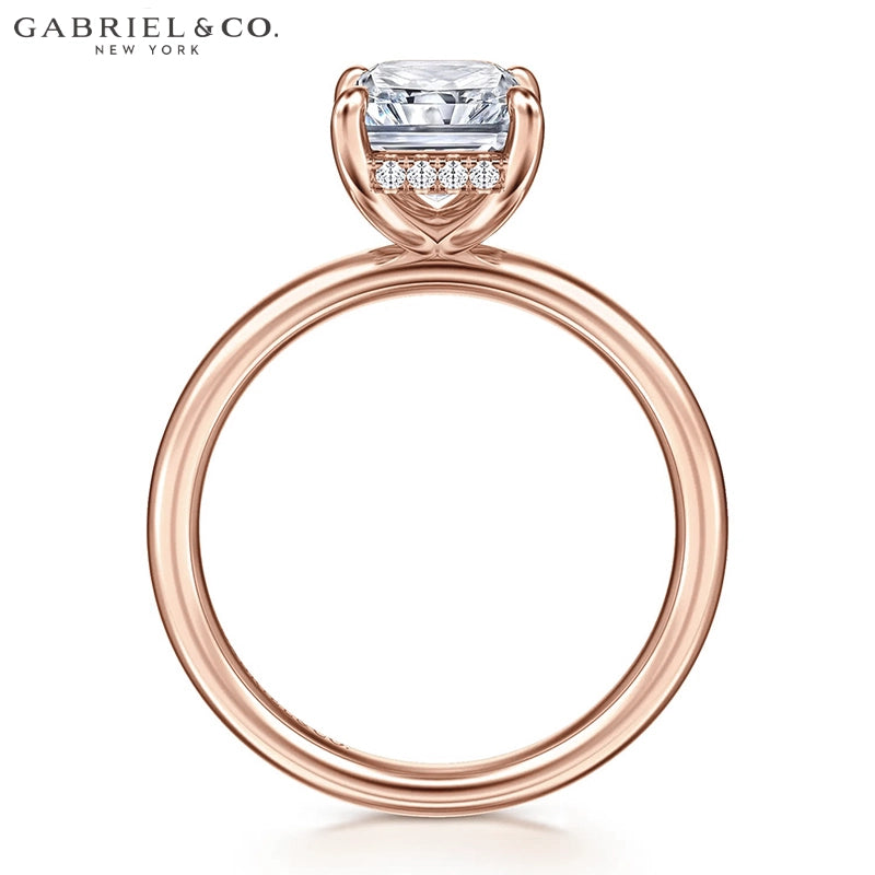 1.25ctr-2.50ctr Radiant Cut Lab Grown Diamond Ring Tailor Made