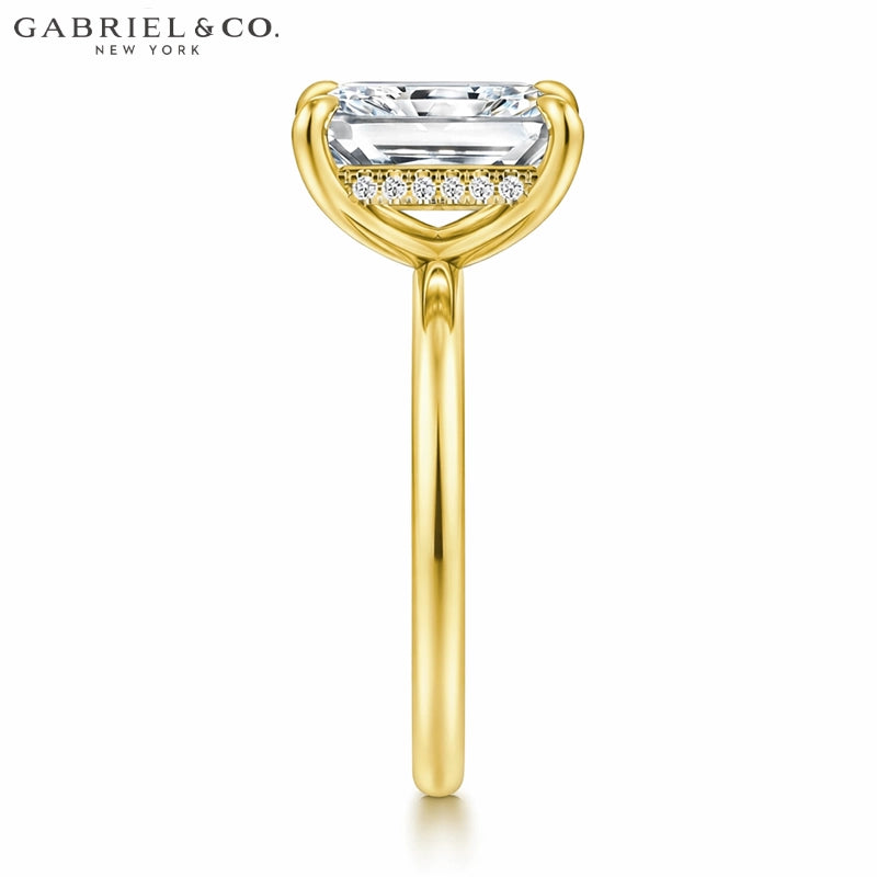 3.00ctr-5.00ctr Radiant Cut Lab Grown Diamond Ring