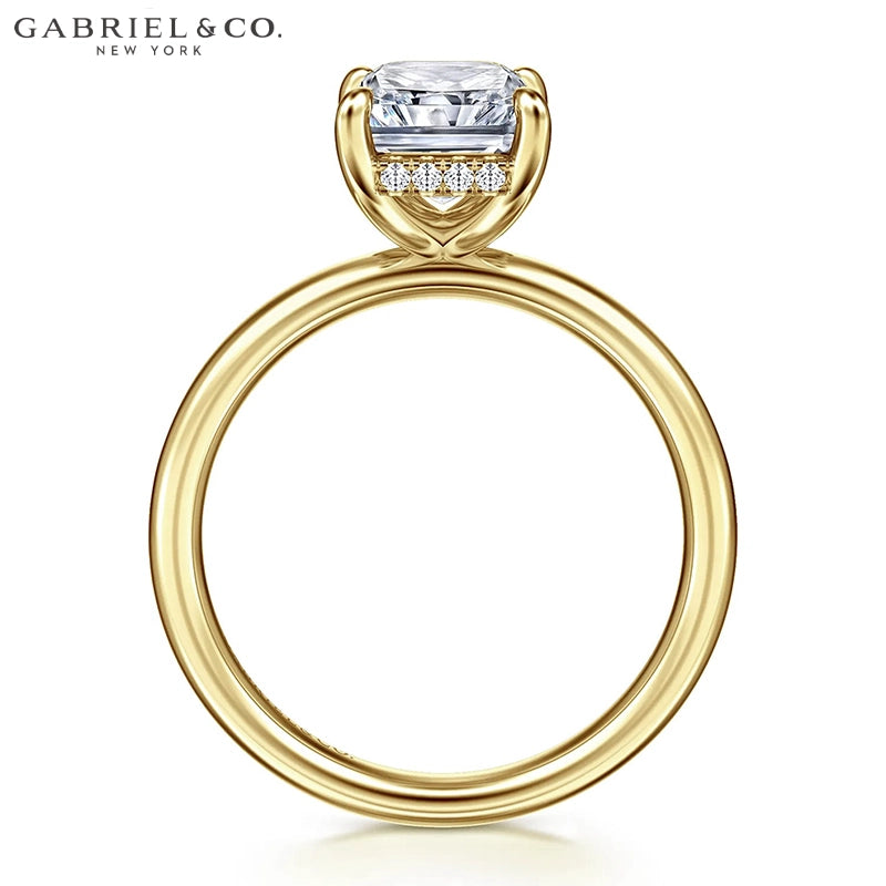 1.25ctr-2.50ctr Radiant Cut Lab Grown Diamond Ring Tailor Made