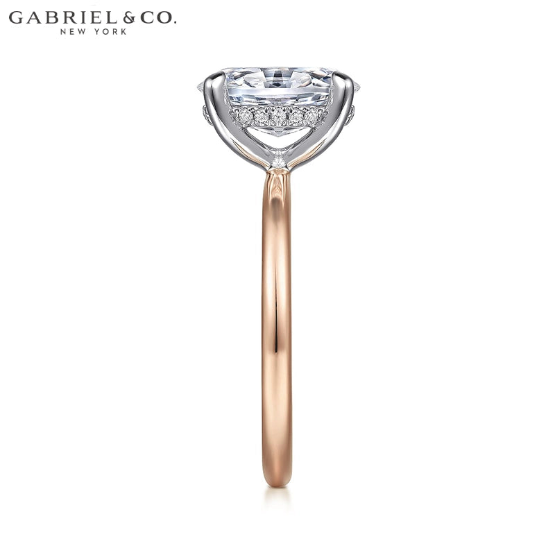 1.25ctr-2.50ctr Oval Cut Lab Grown Diamond Ring Tailor Made