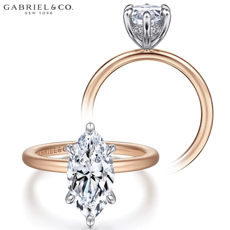 1.25ctr-2.50ctr Marquise Cut Lab Grown Diamond Ring