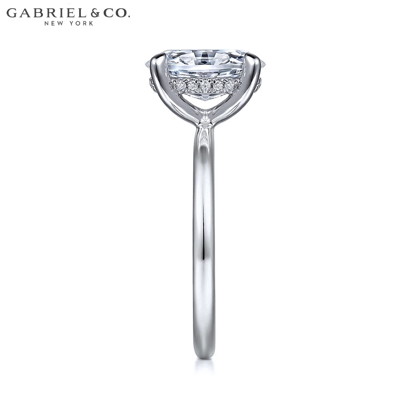 1.25ctr-2.50ctr Oval Cut Lab Grown Diamond Ring Tailor Made