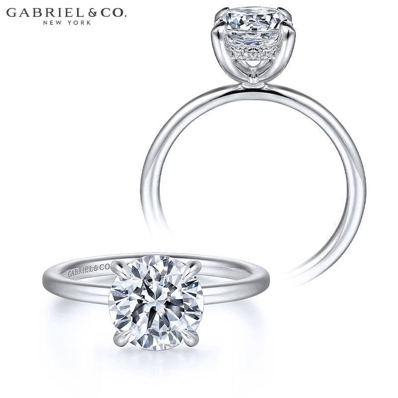 1.00ctr-2.00ctr Round Cut Natural Diamond Ring Tailor Made