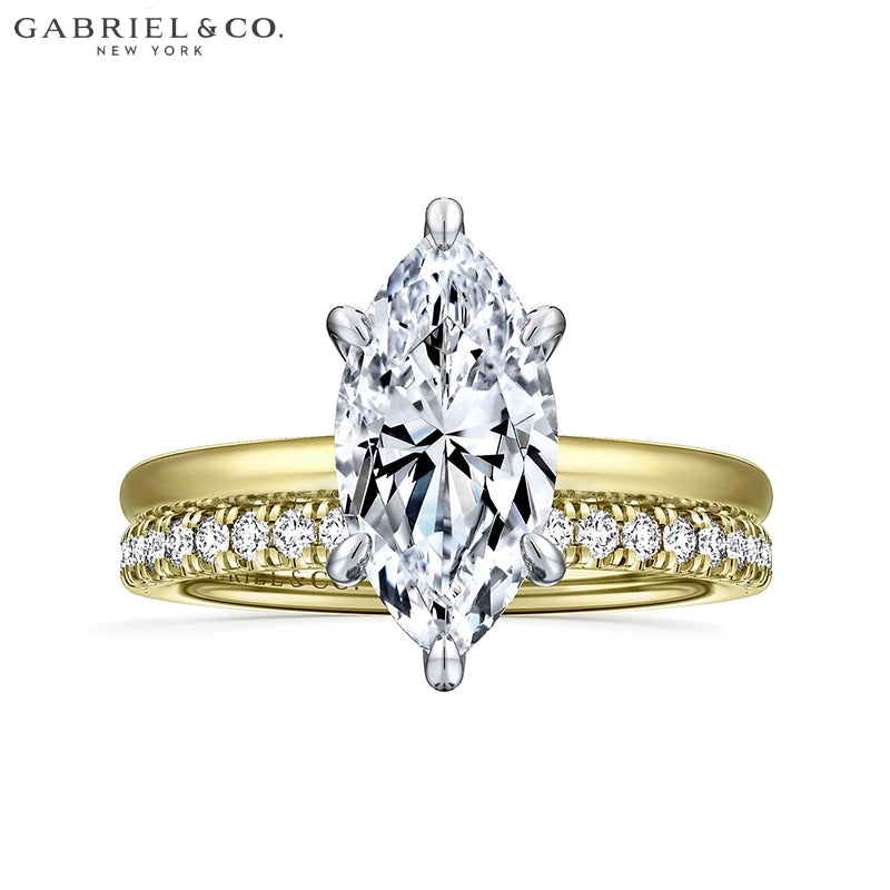 1.25ctr-2.50ctr Marquise Cut Lab Grown Diamond Ring