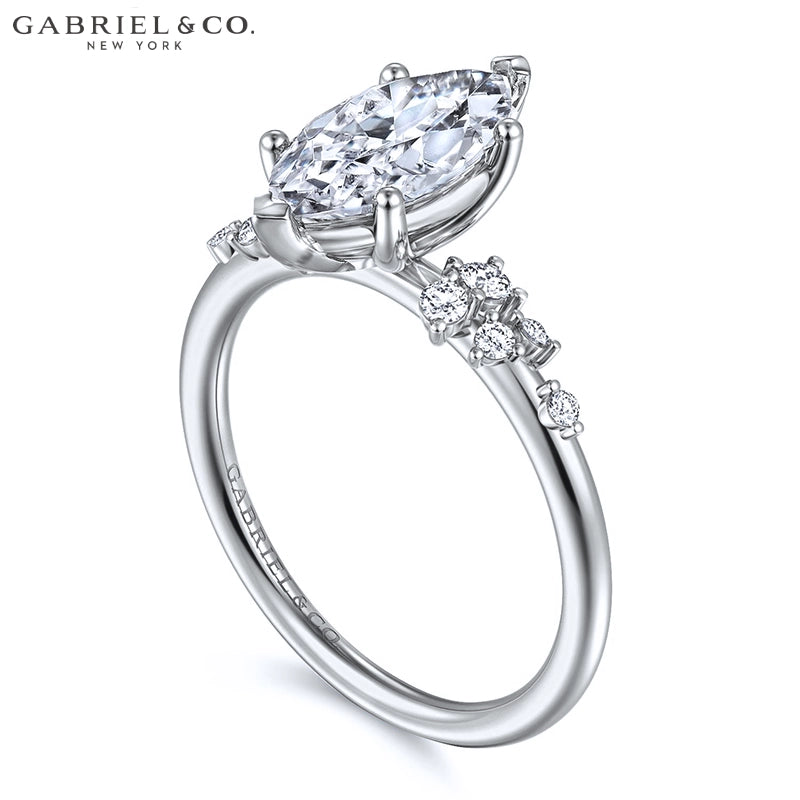 1.72ctw Marquise Cut Lab Grown Diamond Ring
