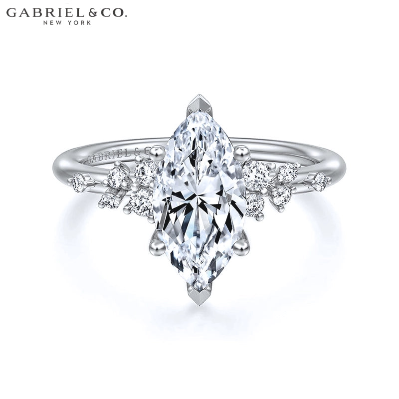 1.72ctw Marquise Cut Lab Grown Diamond Ring