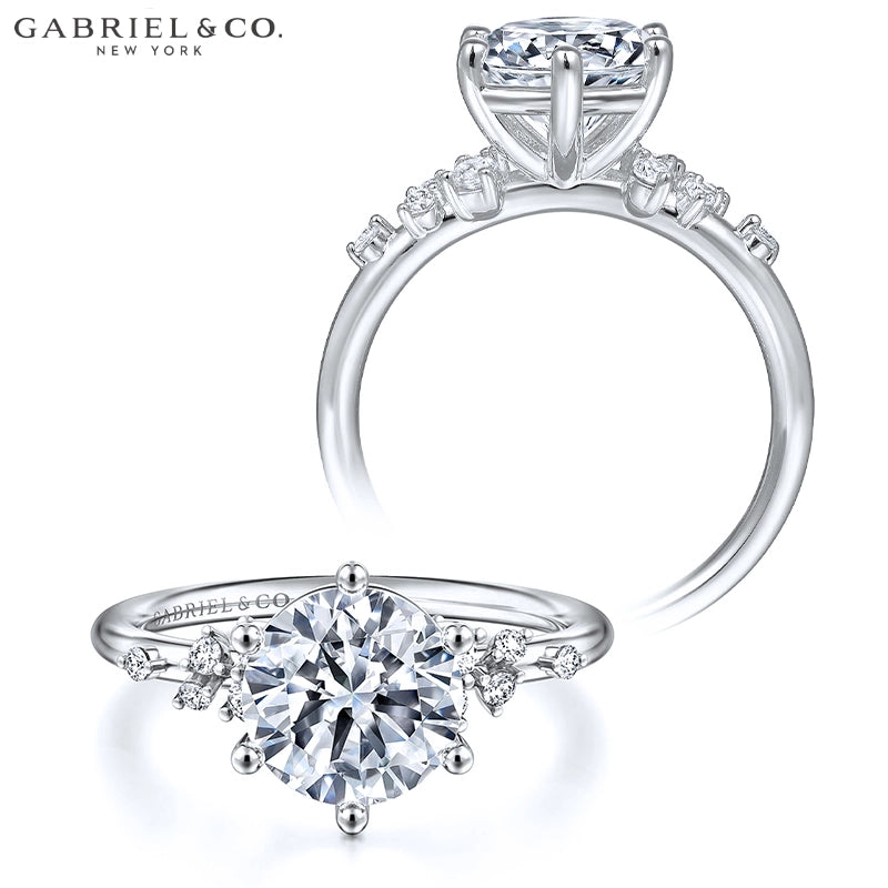 1.00ctr-2.00ctr Round Cut Natural Diamond Ring Tailor Made