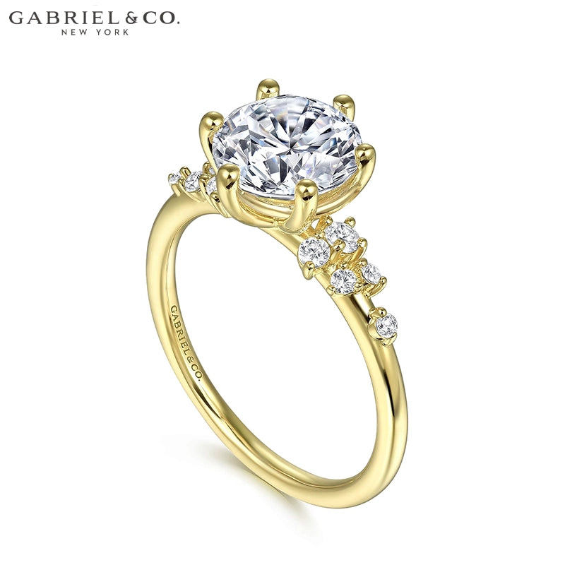 1.00ctr-2.00ctr Round Cut Natural Diamond Ring Tailor Made