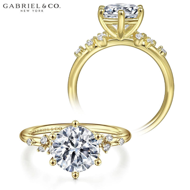 1.00ctr-2.00ctr Round Cut Natural Diamond Ring Tailor Made