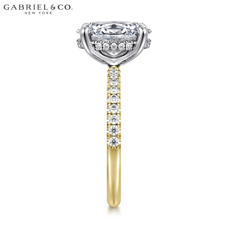 1.00ctr-2.00ctr Oval Cut Natural Diamond Ring Tailor Made