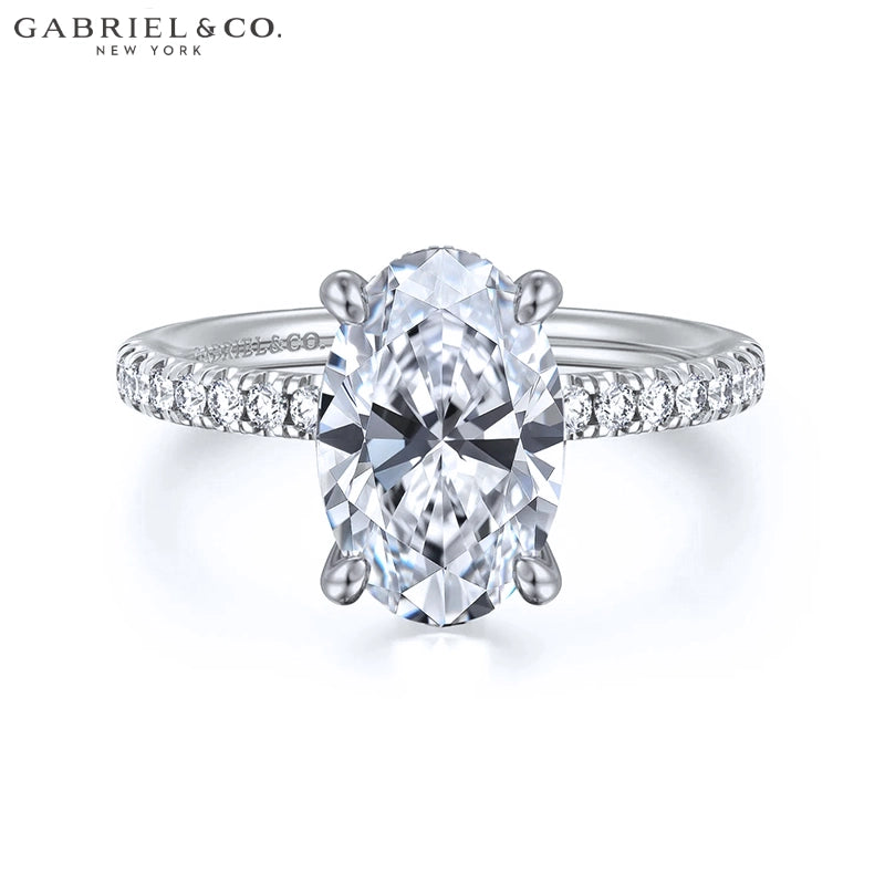 1.25ctr-2.50ctr Oval Cut Lab Grown Diamond Ring Tailor Made