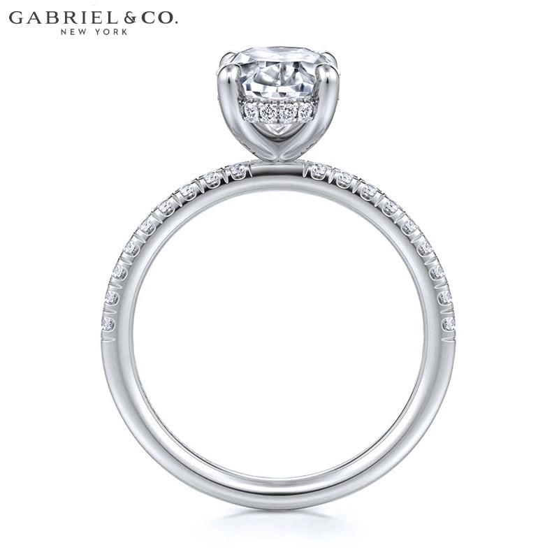 1.25ctr-2.50ctr Oval Cut Lab Grown Diamond Ring Tailor Made