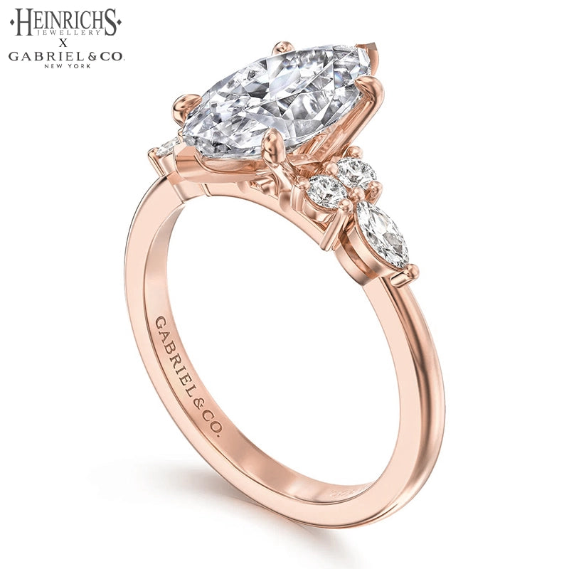 1.25ctr-2.50ctr Marquise Cut Lab Grown Diamond Ring