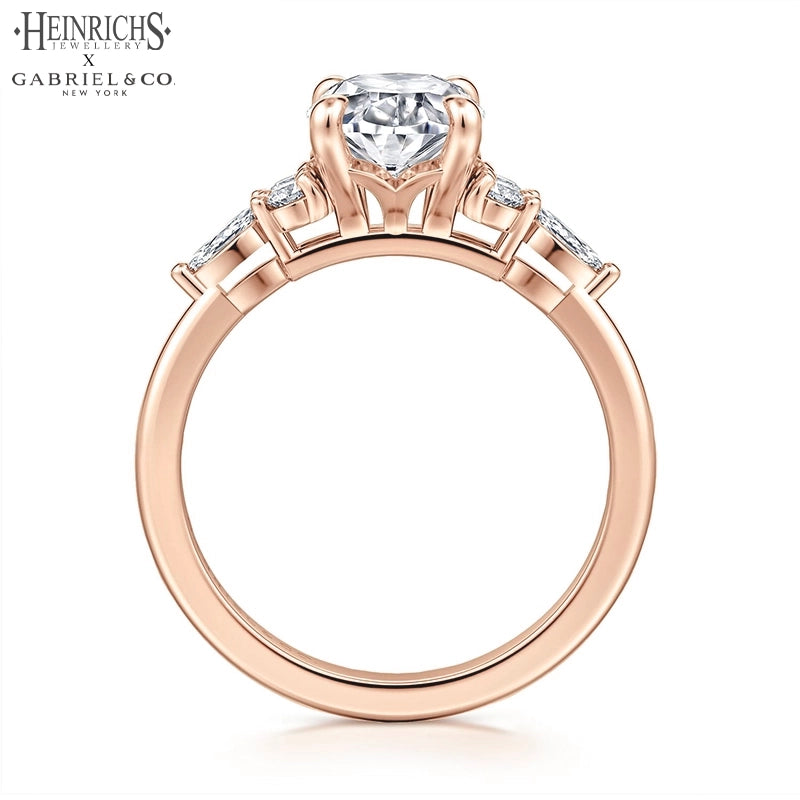 1.25ctr-2.50ctr Oval Cut Lab Grown Diamond Ring Tailor Made