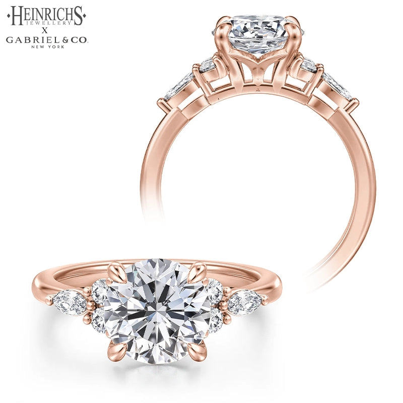 1.25ctr-2.50ctr Round Cut Lab Grown Diamond Ring Tailor Made