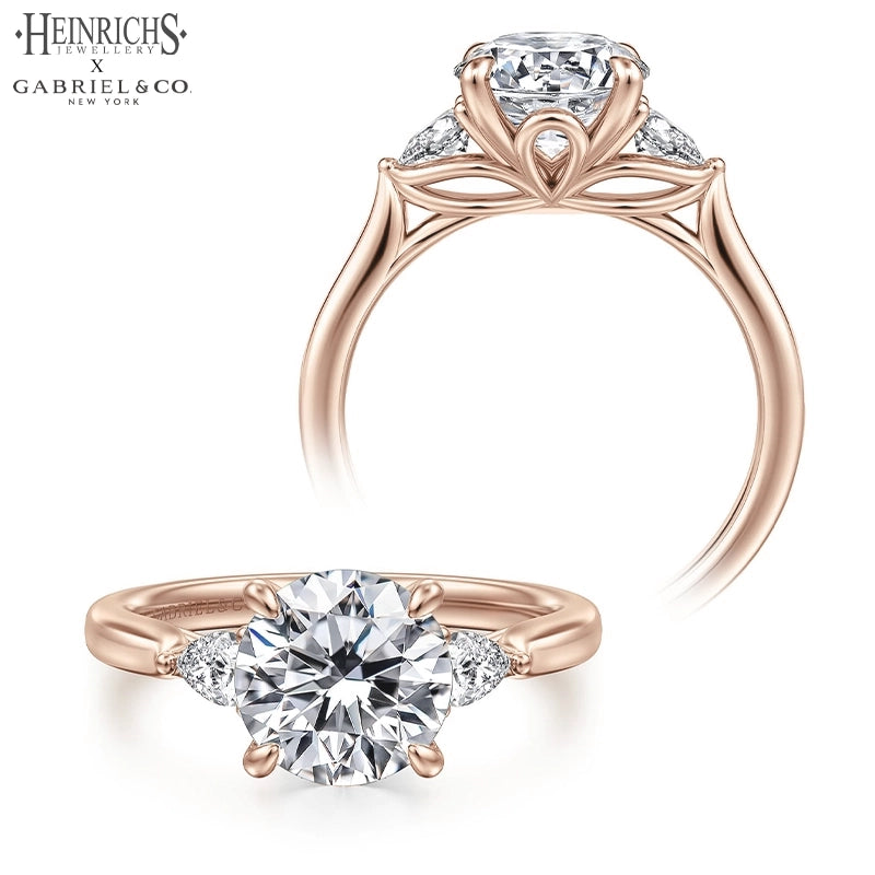 1.25ctr-2.50ctr Round Cut Lab Grown Diamond Ring Tailor Made