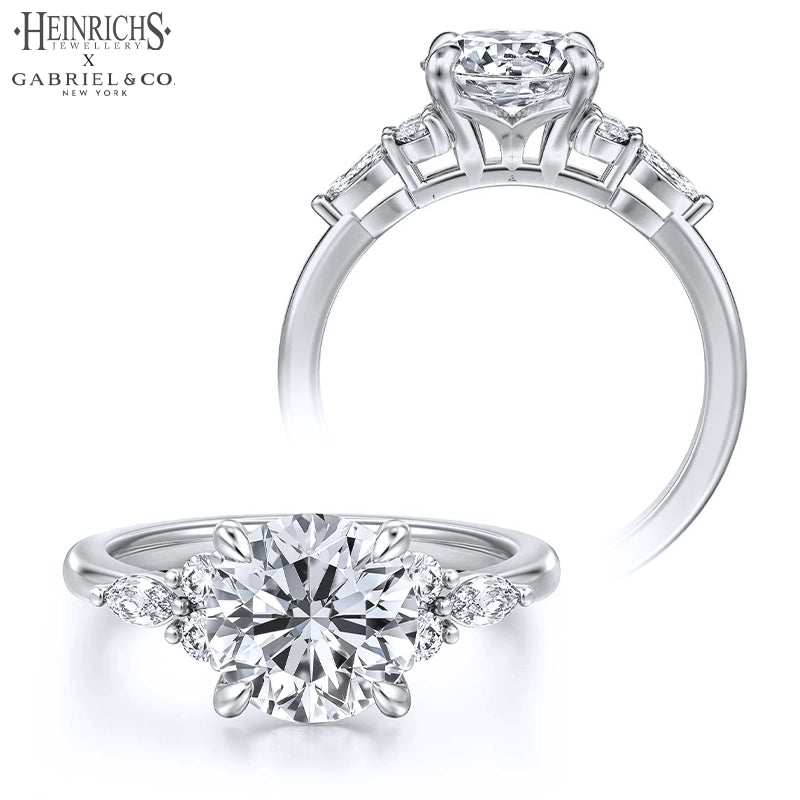 1.25ctr-2.50ctr Round Cut Lab Grown Diamond Ring Tailor Made