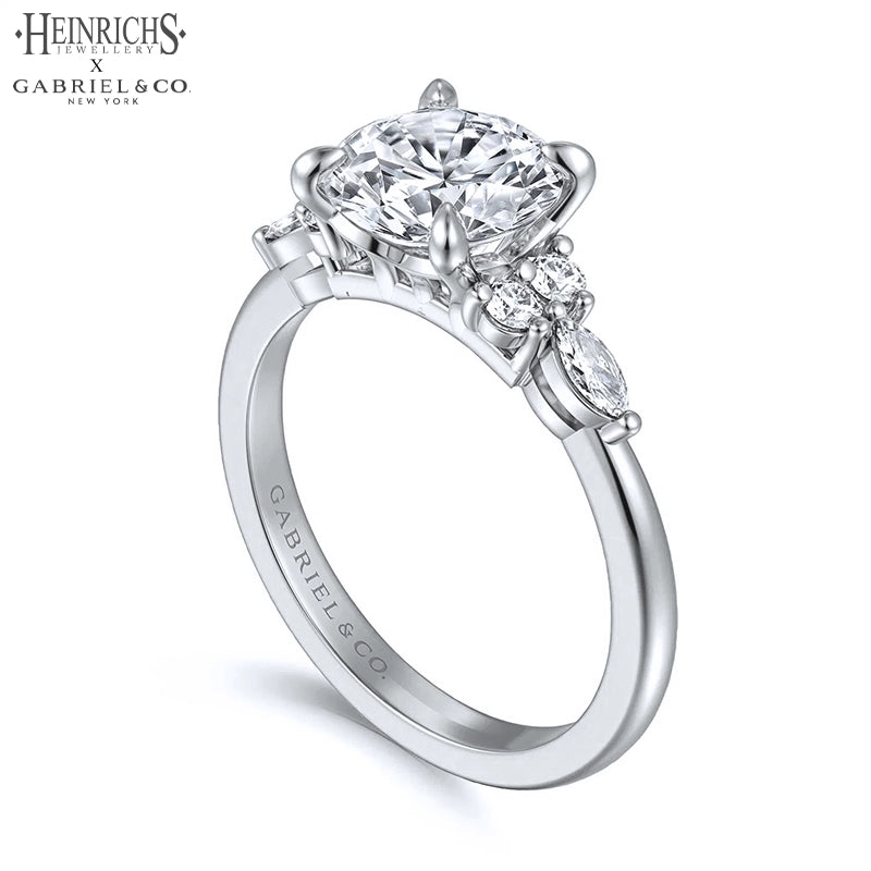 1.25ctr-2.50ctr Round Cut Lab Grown Diamond Ring Tailor Made