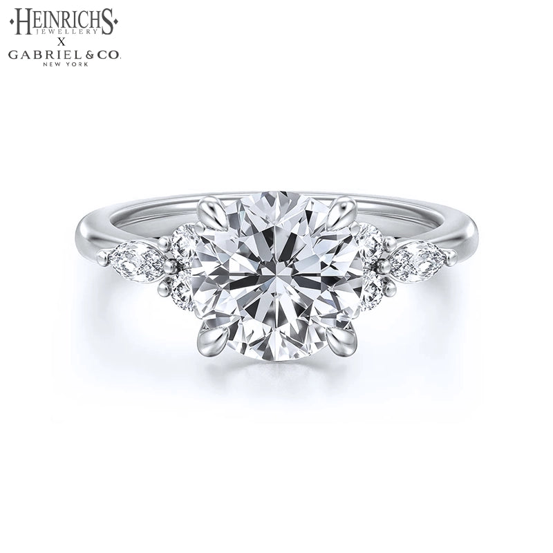 1.25ctr-2.50ctr Round Cut Lab Grown Diamond Ring Tailor Made