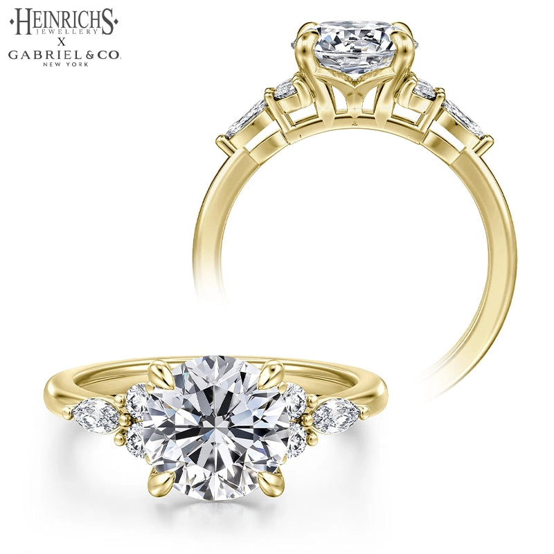 1.25ctr-2.50ctr Round Cut Lab Grown Diamond Ring Tailor Made