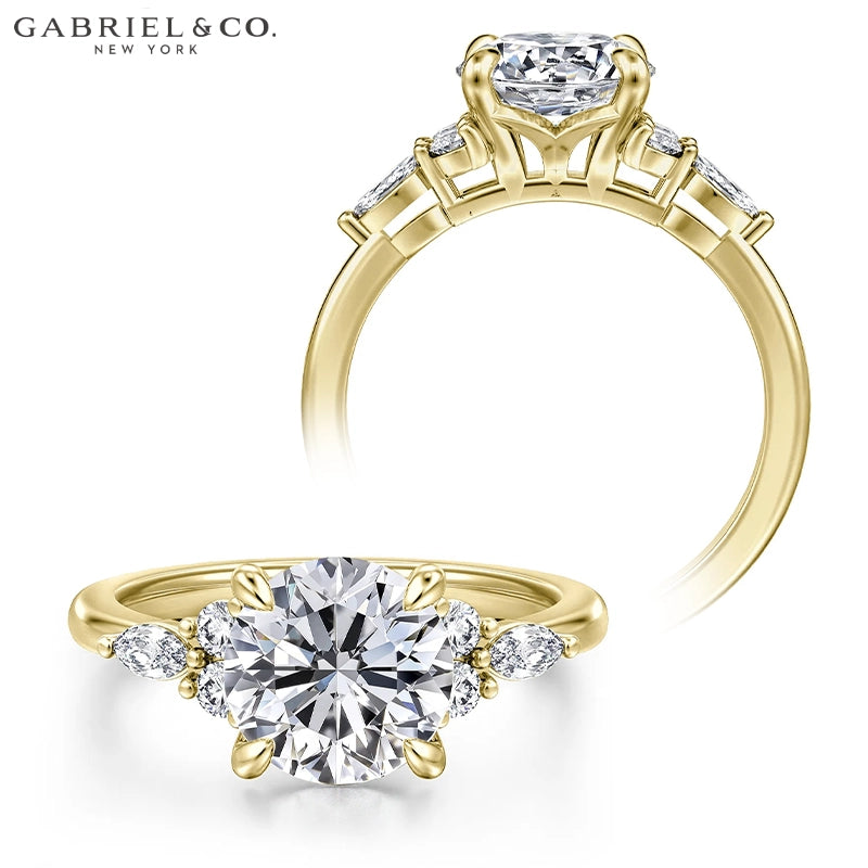 1.00ctr-2.00ctr Round Cut Natural Diamond Ring Tailor Made