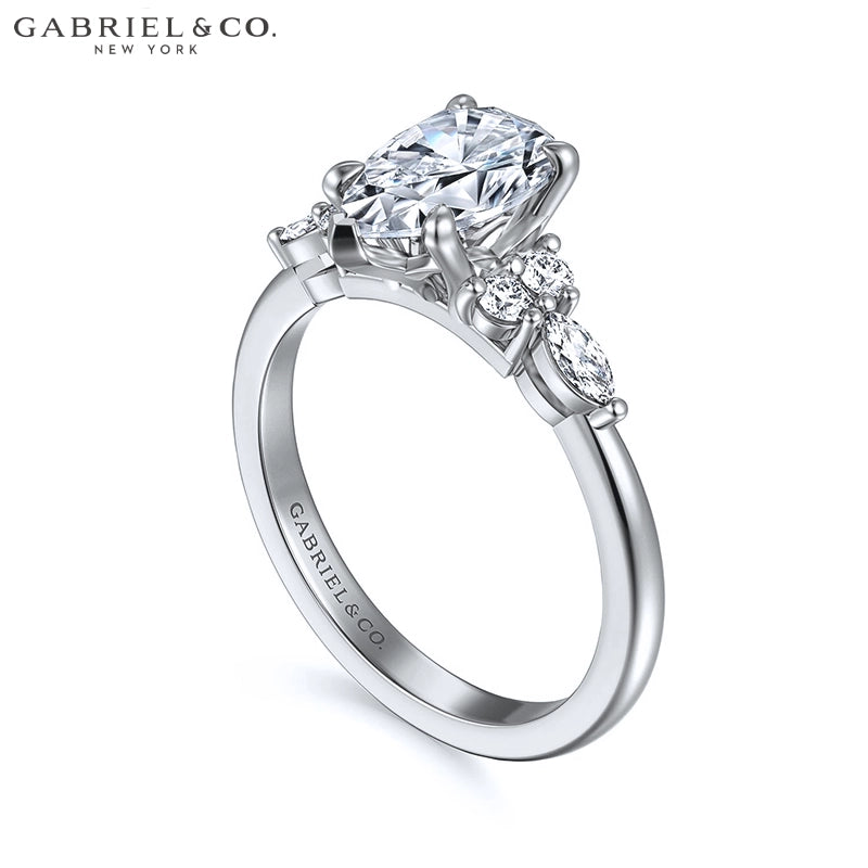 1.00ctr-2.00ctr Pear Cut Natural Diamond Ring Tailor Made