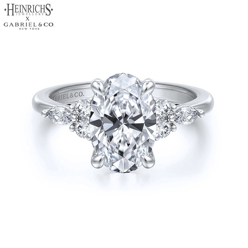 1.25ctr-2.50ctr Oval Cut Lab Grown Diamond Ring Tailor Made