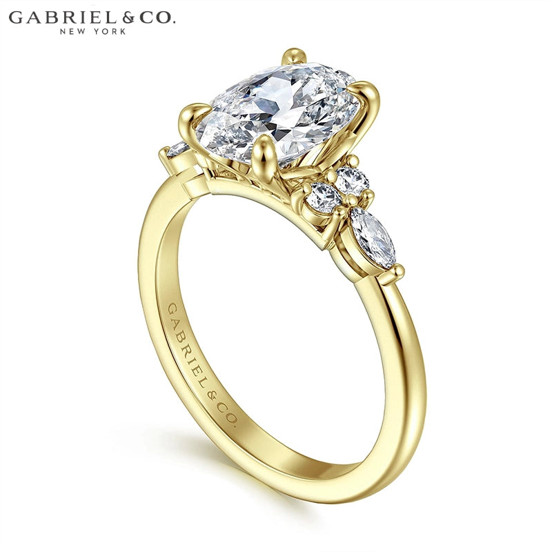 1.00ctr-2.00ctr Oval Cut Natural Diamond Ring Tailor Made