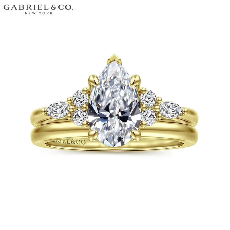 1.78ctw Pear Cut Lab Grown Diamond Ring