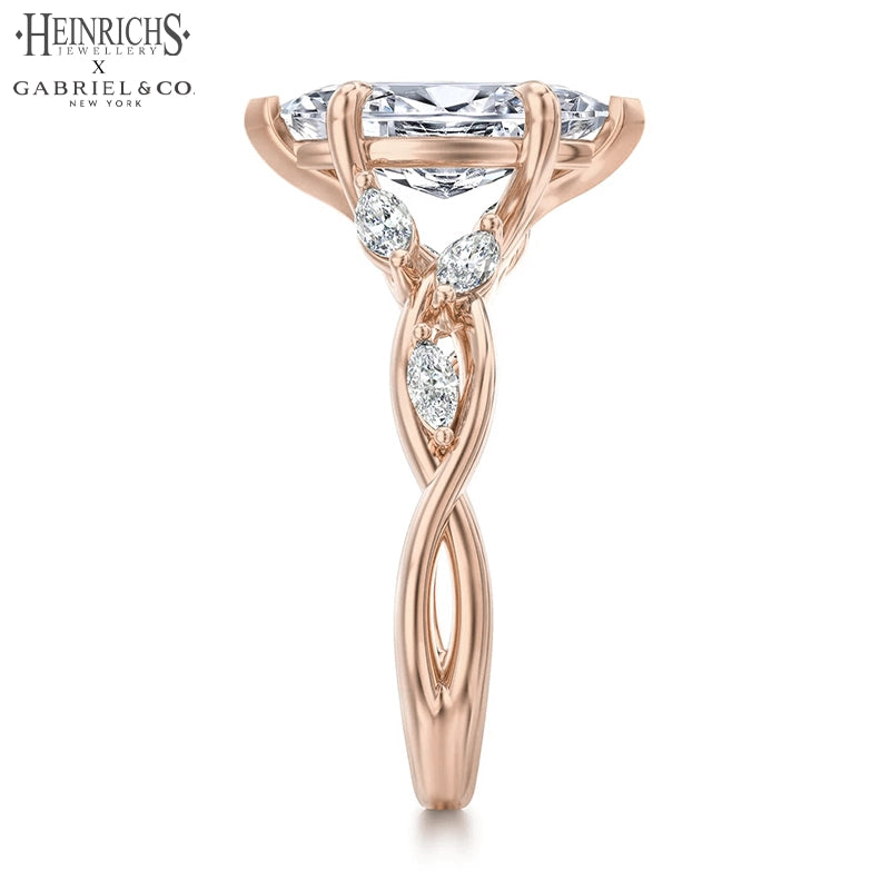 1.25ctr-2.50ctr Marquise Cut Lab Grown Diamond Ring