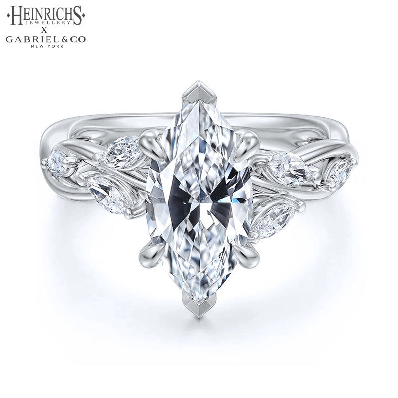 1.25ctr-2.50ctr Marquise Cut Lab Grown Diamond Ring