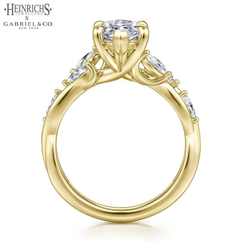 1.25ctr-2.50ctr Marquise Cut Lab Grown Diamond Ring