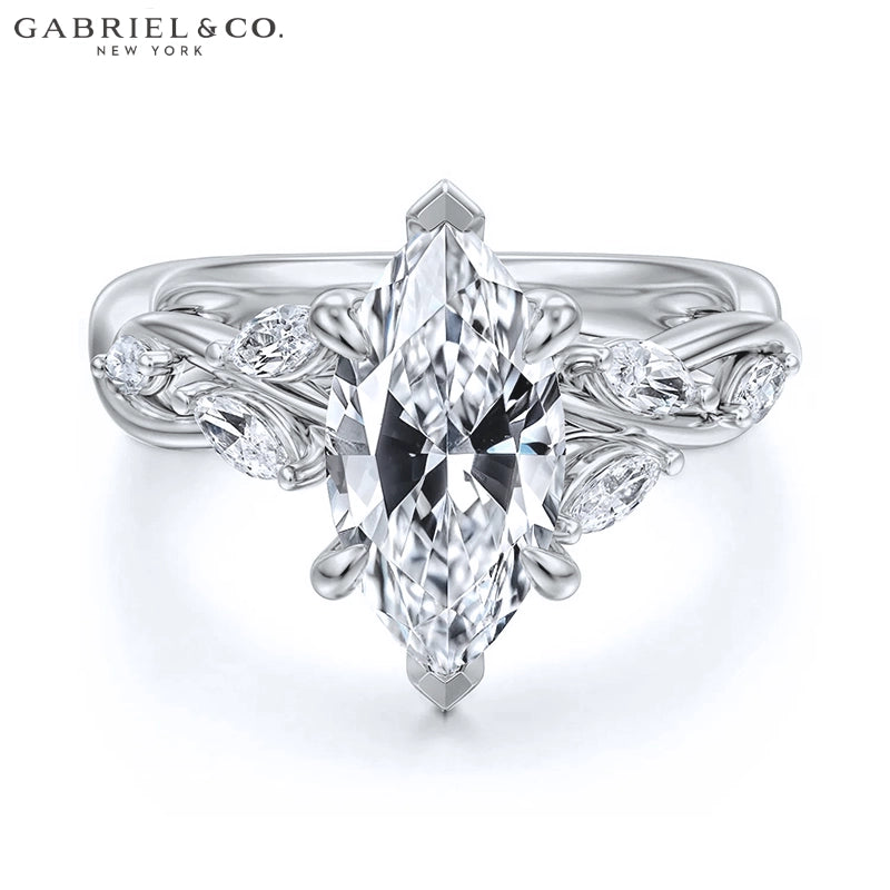 1.86ctw Marquise Cut Lab Grown Diamond Ring
