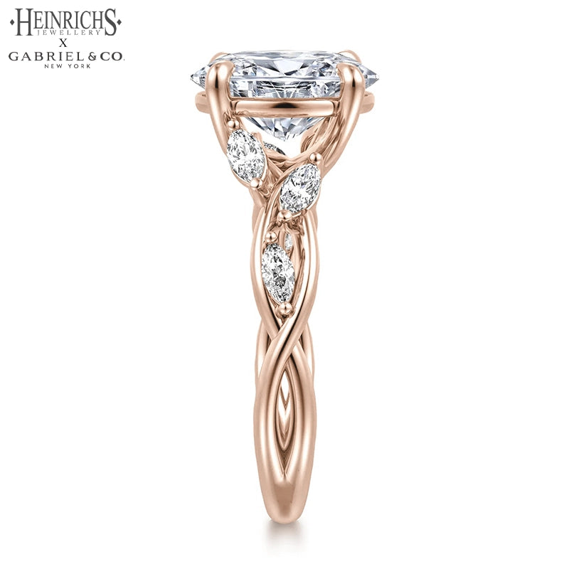 1.25ctr-2.50ctr Oval Cut Lab Grown Diamond Ring