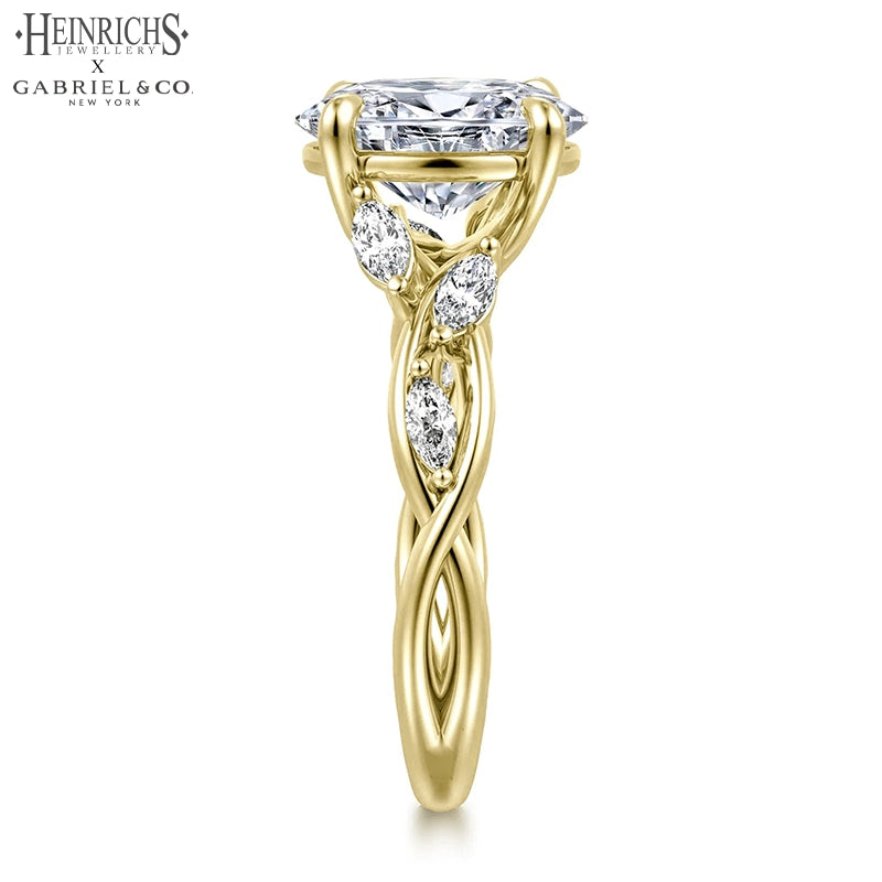 1.25ctr-2.50ctr Oval Cut Lab Grown Diamond Ring
