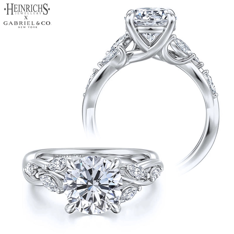 1.25ctr-2.50ctr Round Cut Lab Grown Diamond Ring