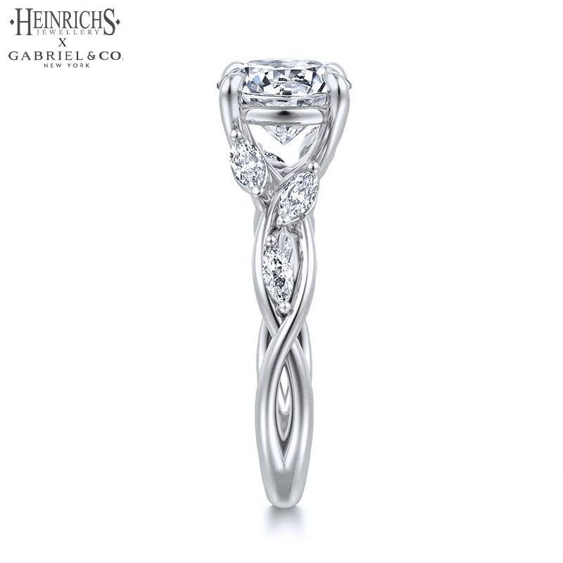 1.25ctr-2.50ctr Round Cut Lab Grown Diamond Ring